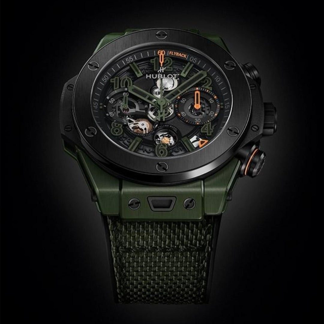 Watch in green ceramic Big Bang Reloaded Dark Green Ceramic Hublot