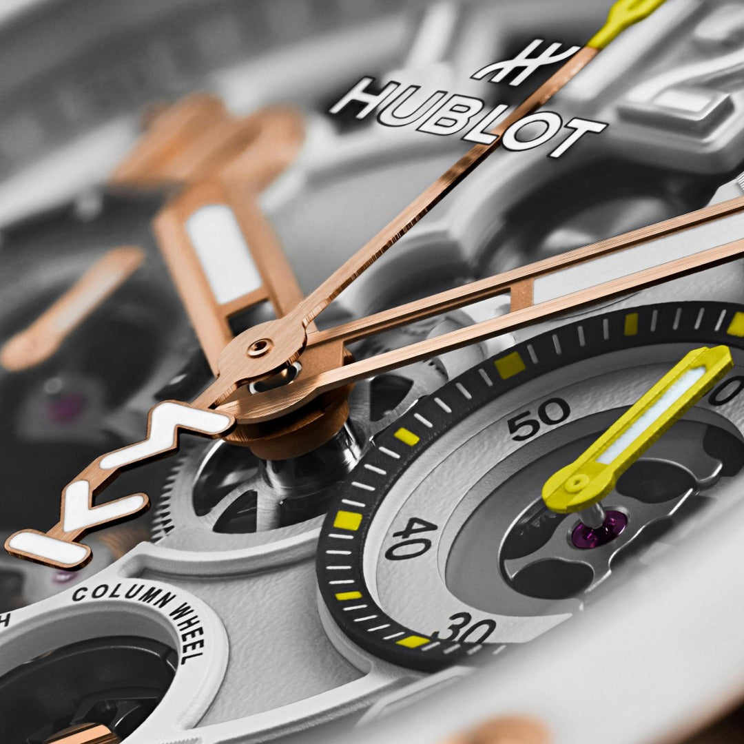Orologio in ceramic Big Bang Reloaded Kylian Mbappé White Ceramic Hublot