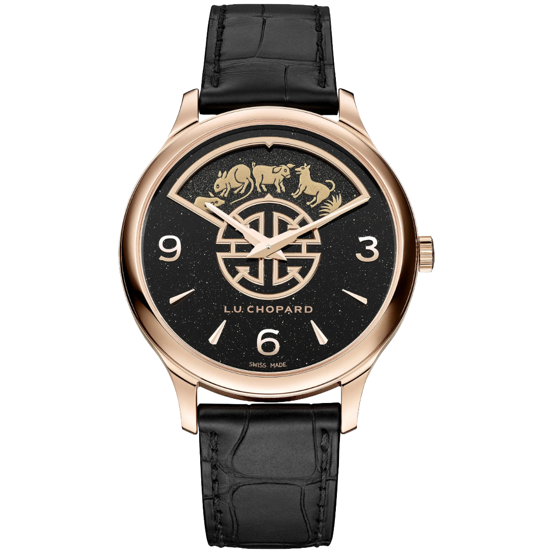 Orologio in oro etico rosa L.U.C XP Urushi Spirit of Shí Chen Chopard