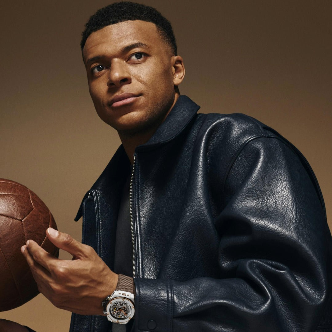 Orologio in ceramic Big Bang Reloaded Kylian Mbappé White Ceramic Hublot