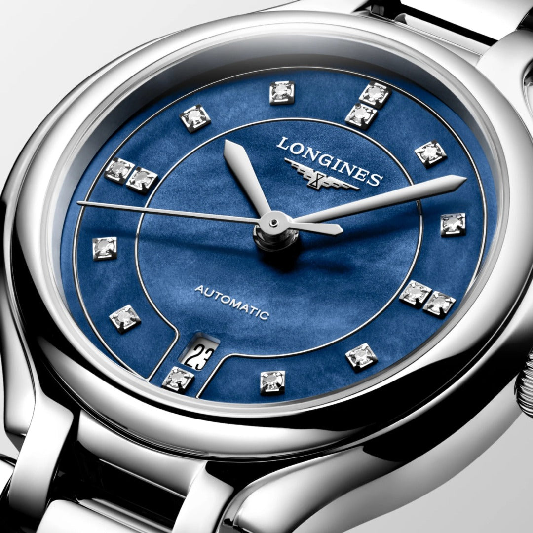 Watch in steel Primaluna Longines