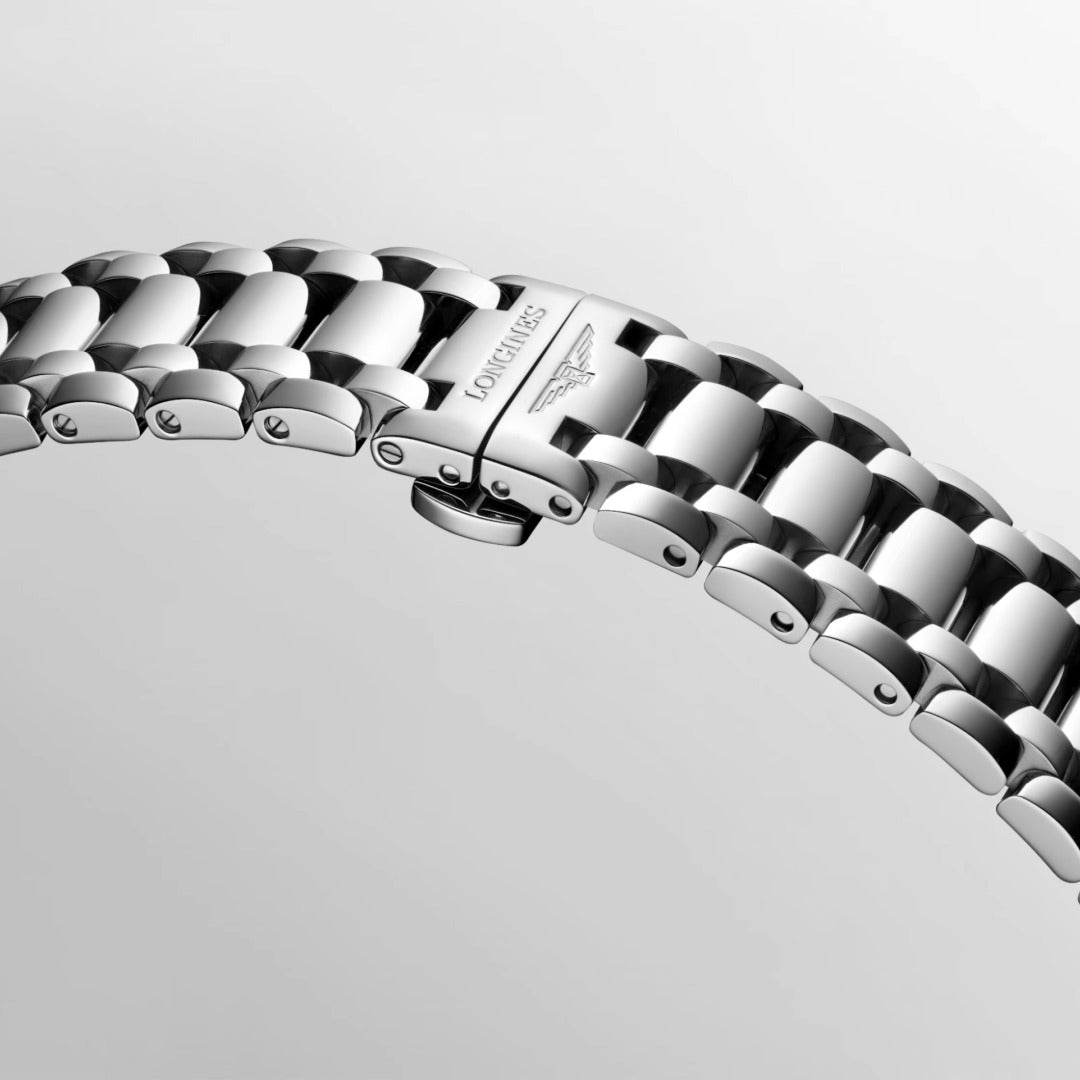 Watch in steel Primaluna Longines
