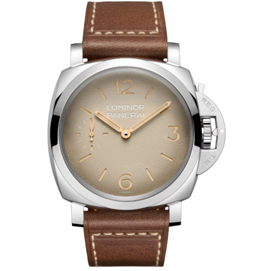 Watch in steel Luminor Panerai