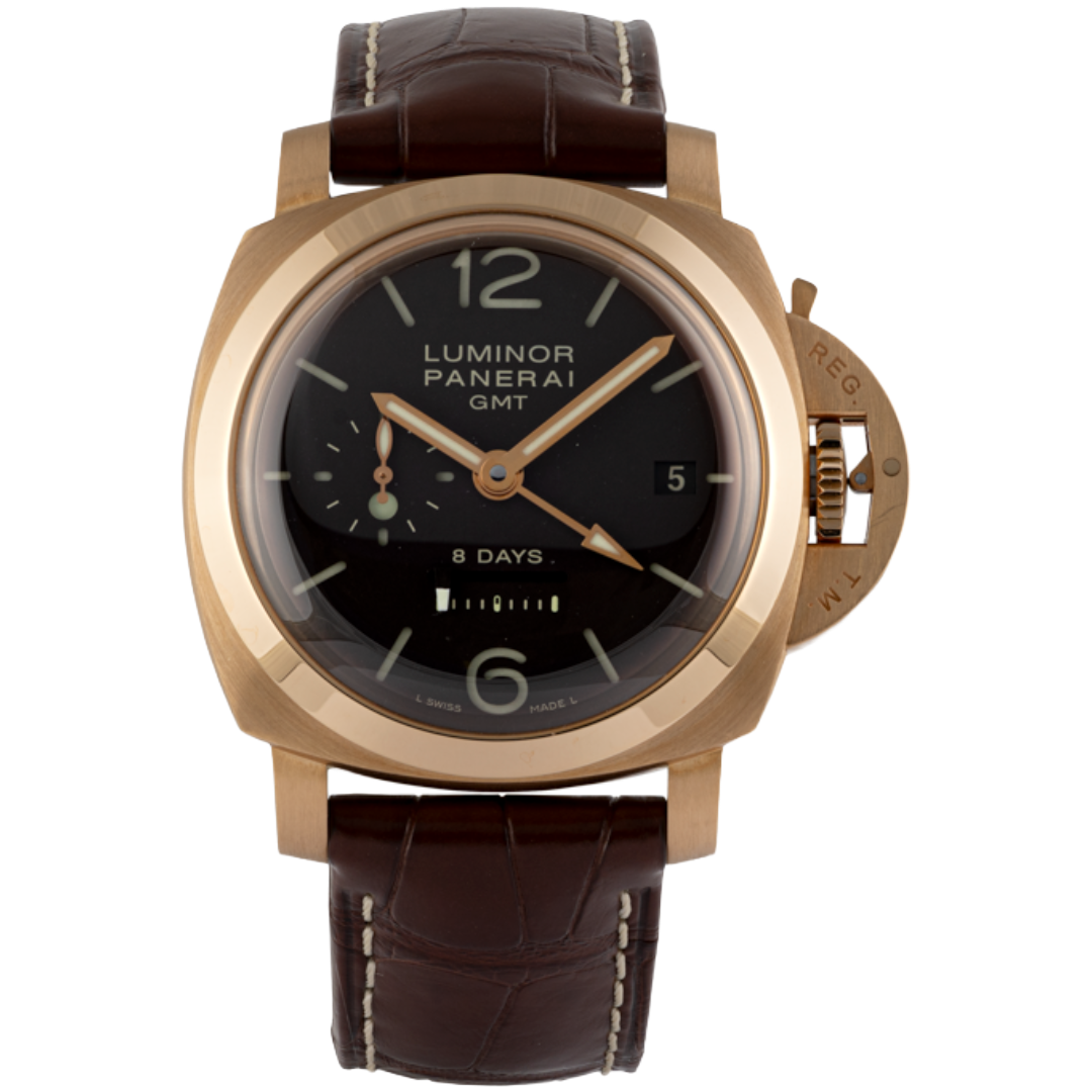 Orologio in oro rosa Luminor 1950 8 Giorni GMT Panerai