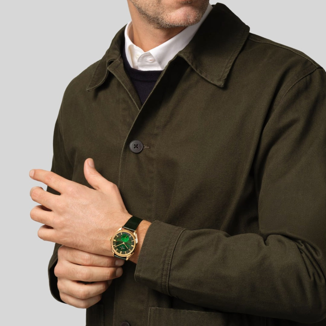 Watch in yellow gold G.F.J. CALIBRE 135 Zenith