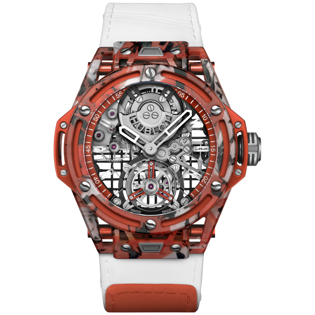 Orologio in materiale riciclato Big Bang Tourbillon Novak Djokovic Hublot