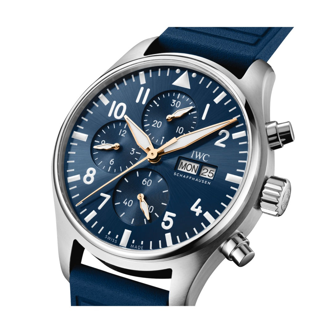 Orologio in acciaio Pilot’s Watch Chronograph Le Petit Prince Iwc