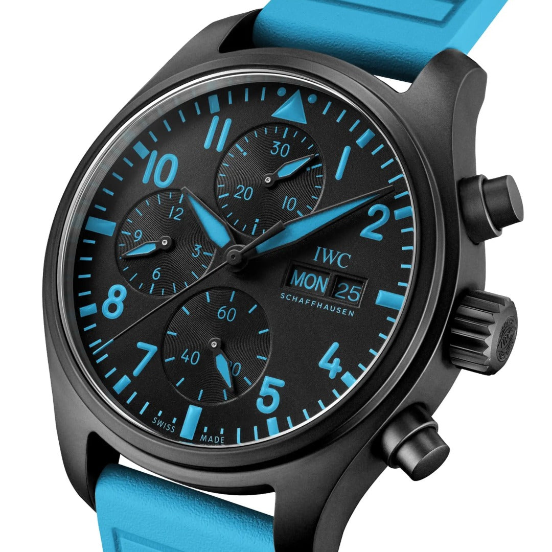 Watch in black ceramic Pilot’s Watch Chronograph 41 George Russell Iwc
