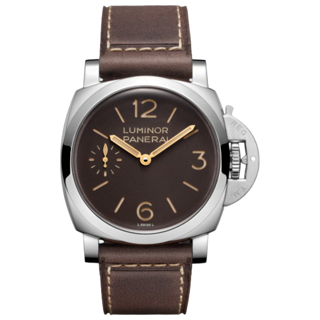 Watch in steel Luminor Panerai