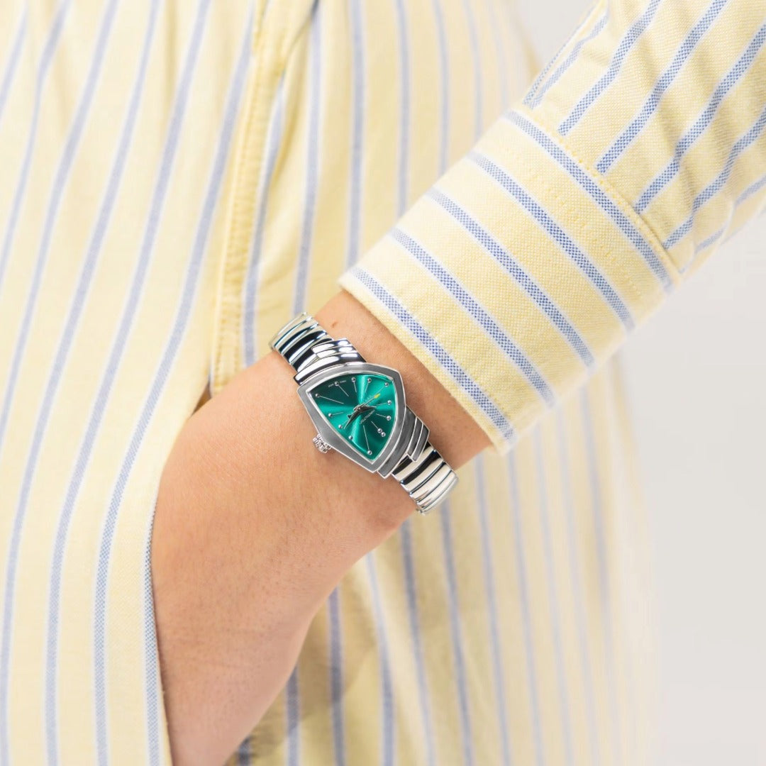Orologio in acciaio Ventura S Quartz Hamilton