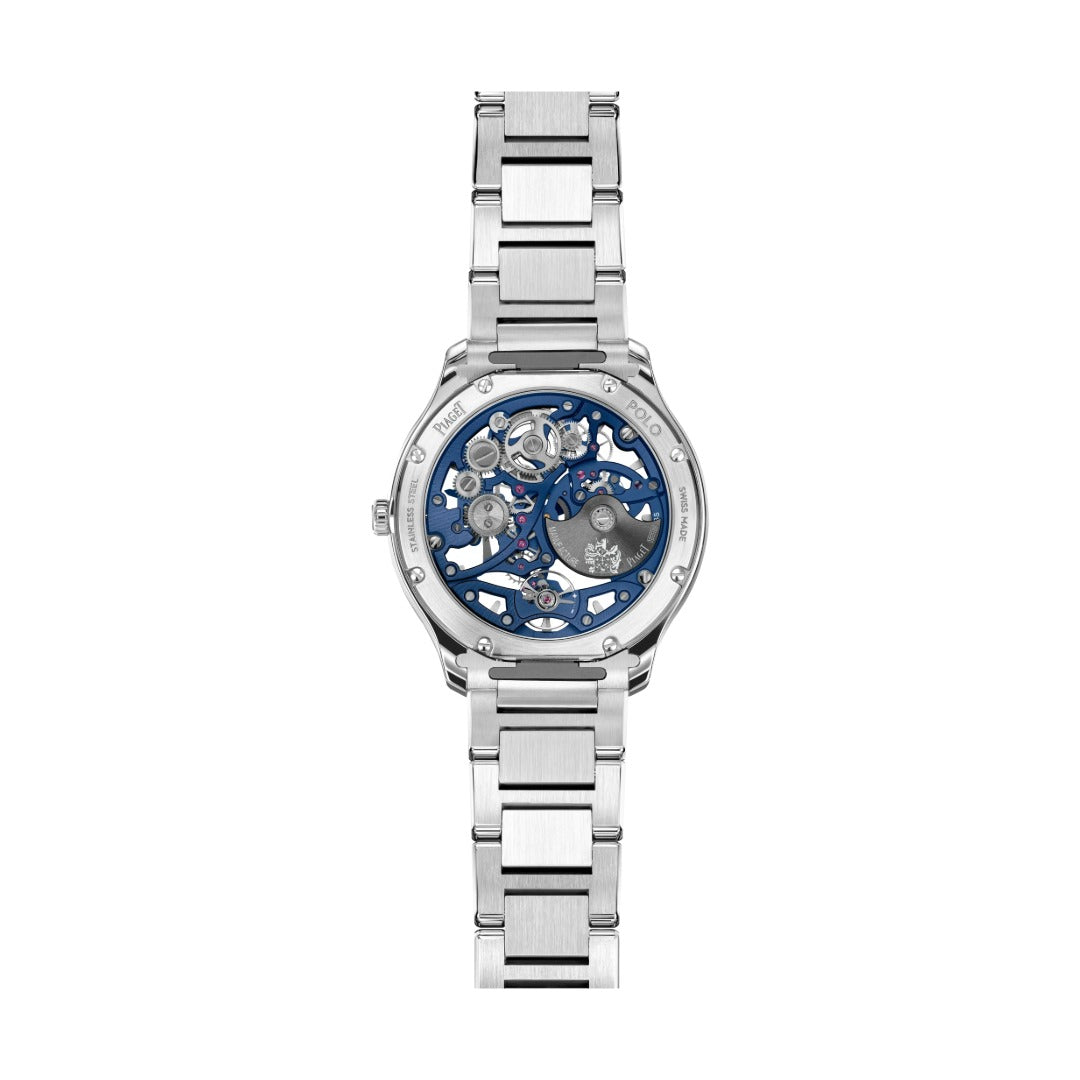 Watch in steel Piaget Polo Skeleton Piaget