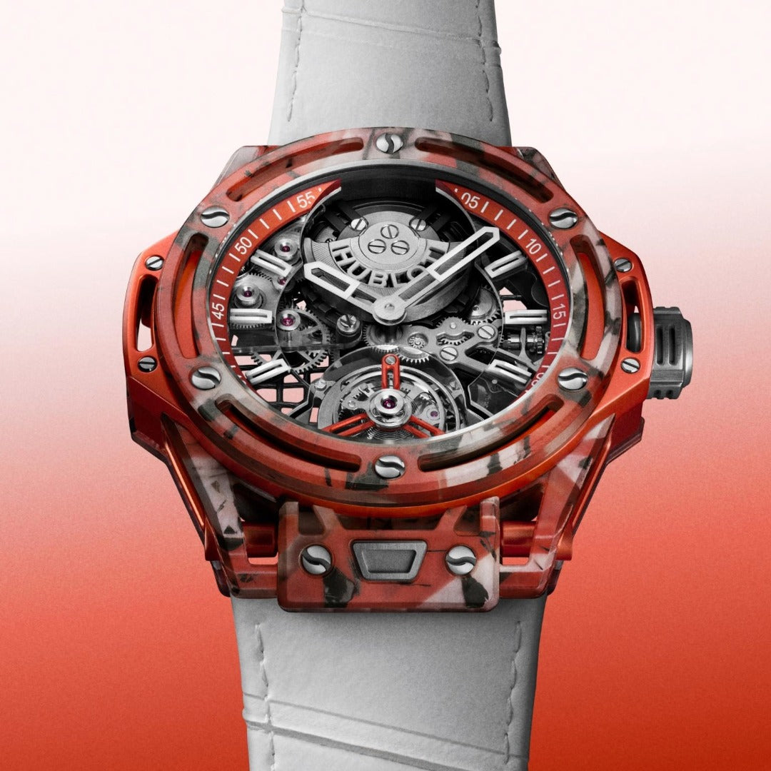 Orologio in materiale riciclato Big Bang Tourbillon Novak Djokovic Hublot