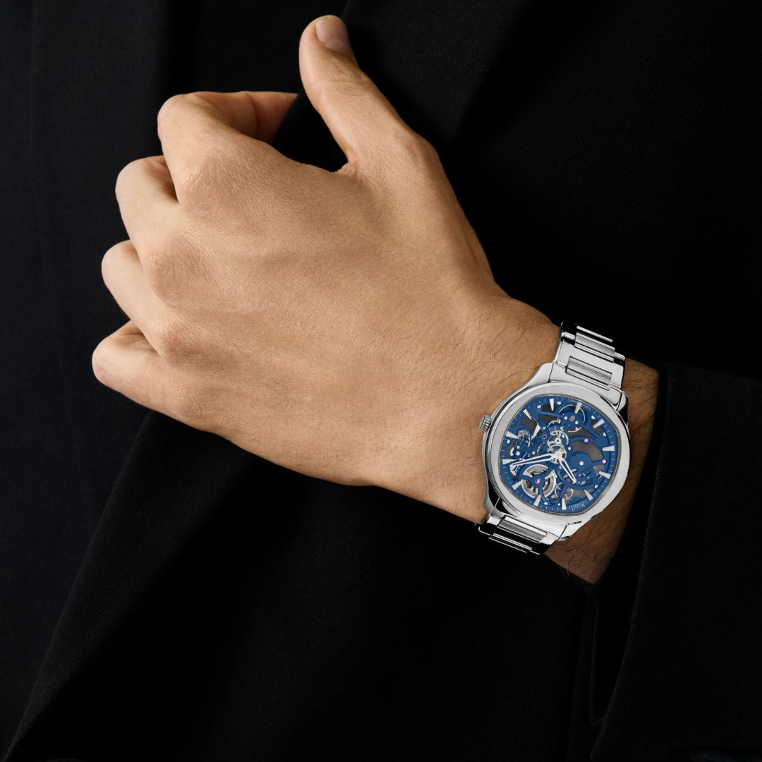 Watch in steel Piaget Polo Skeleton Piaget
