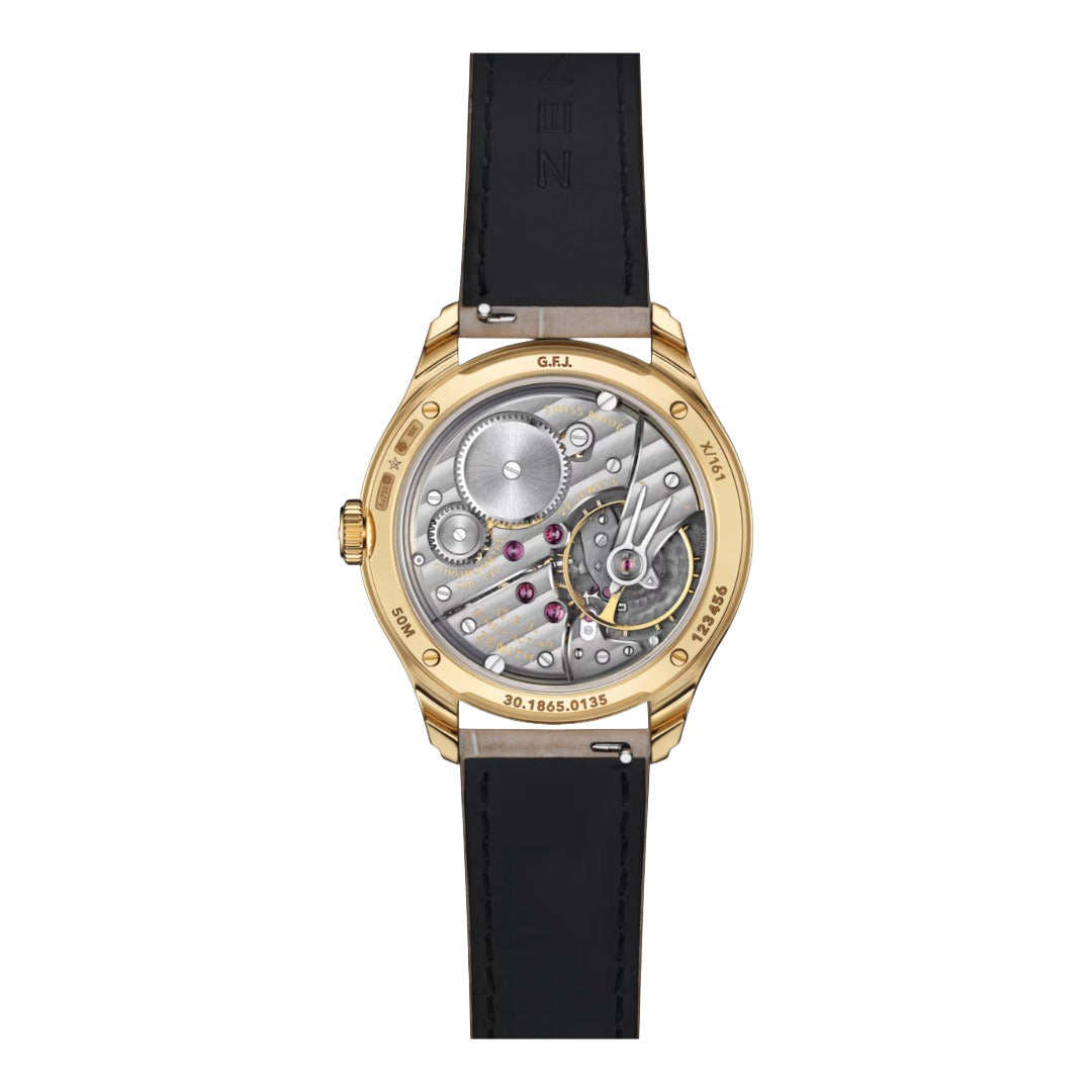 Watch in yellow gold G.F.J. CALIBRE 135 Zenith
