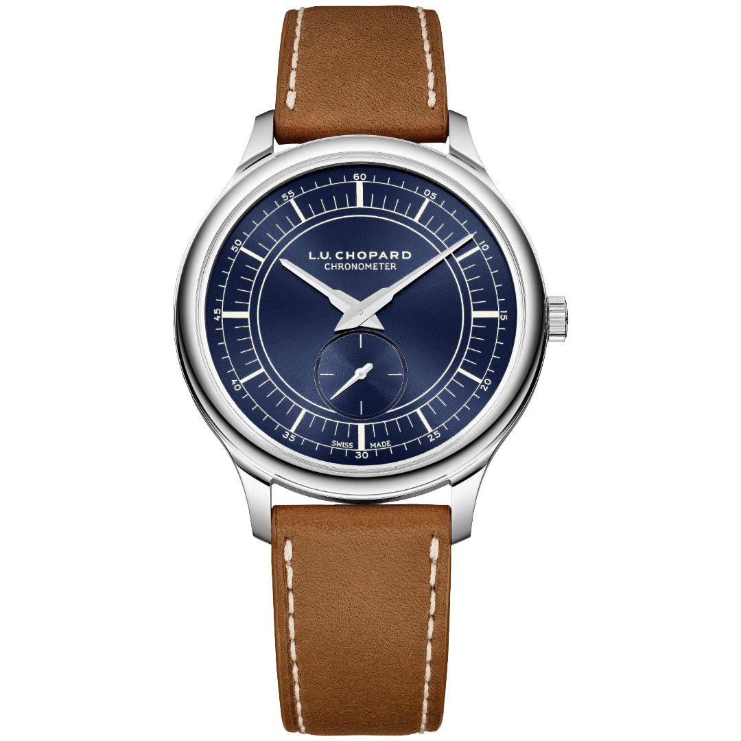 Watch in steel L.U.C XPS Prussian Blue Chopard