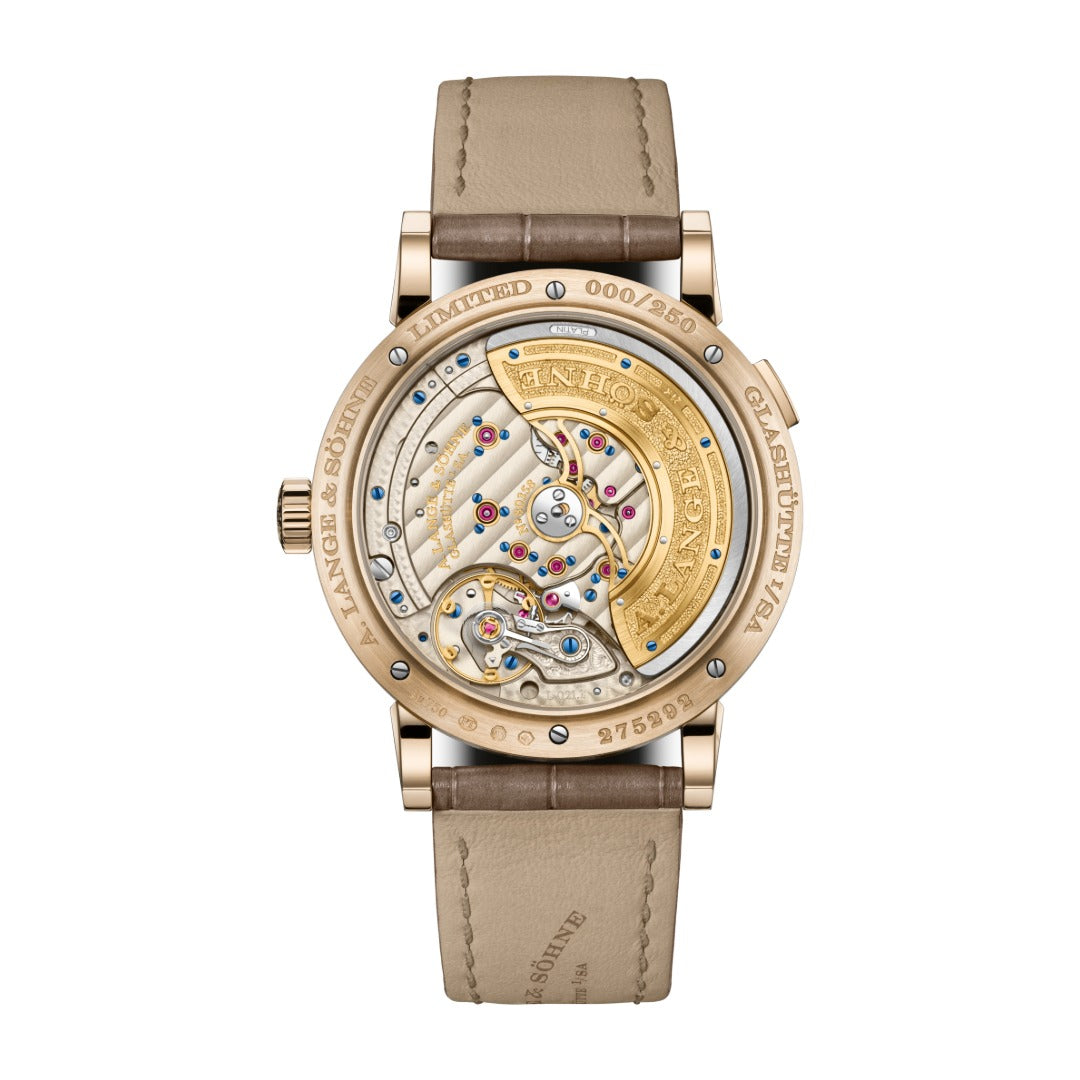 Orologio in honeygold LANGE 1 Daymatic Honeygold A lange soehne