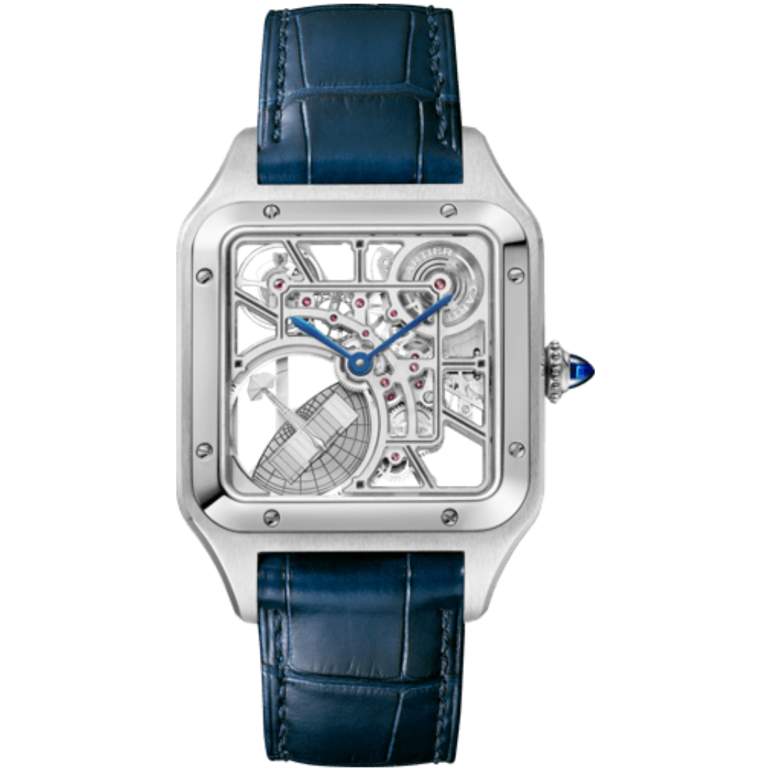 Orologio in acciaio Santos-Dumont Cartier