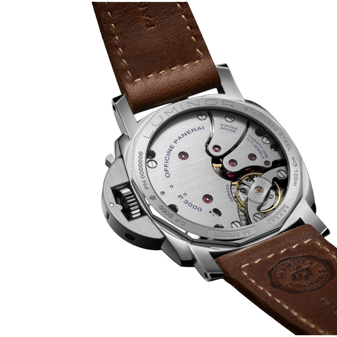 Watch in steel Luminor Panerai
