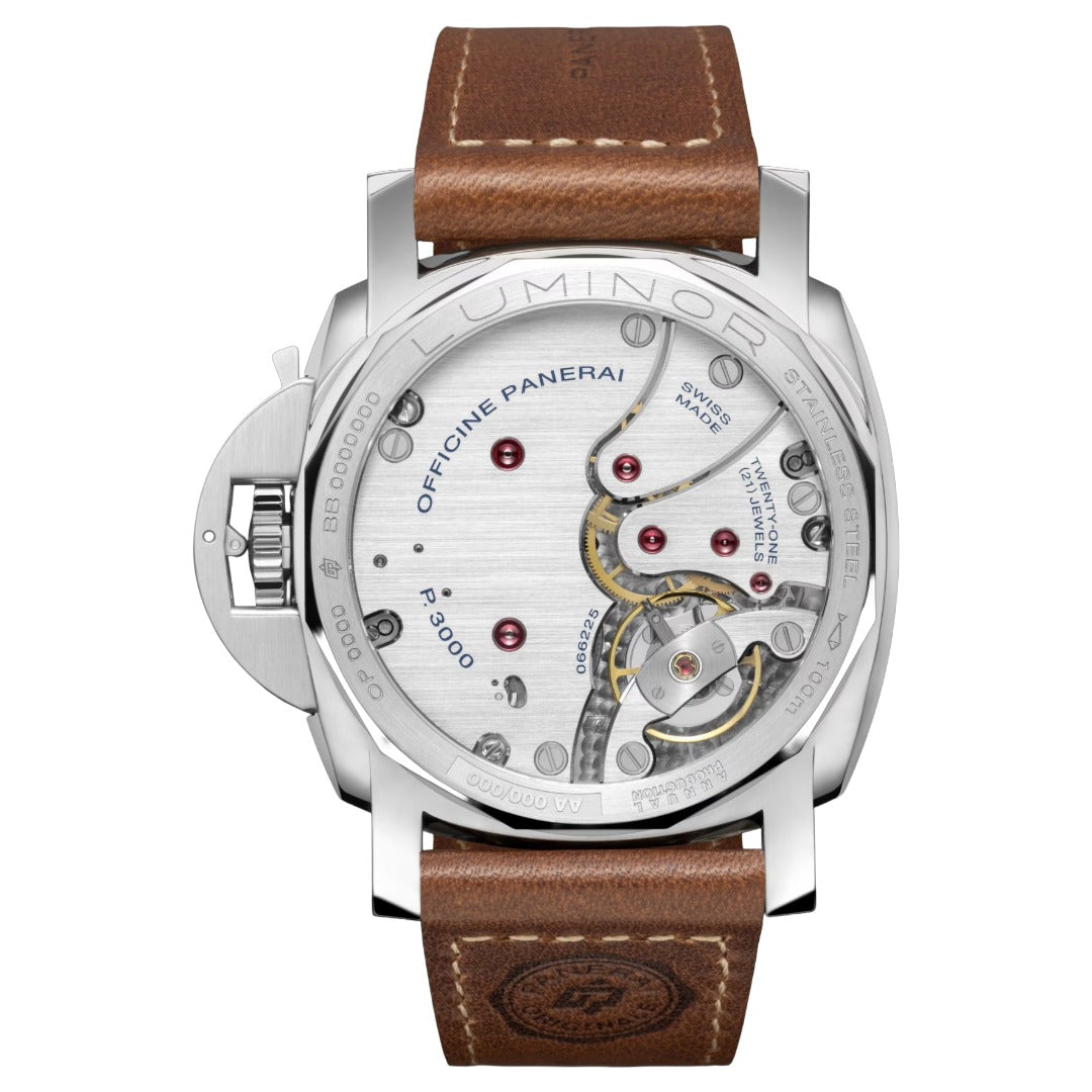 Watch in steel Luminor Panerai