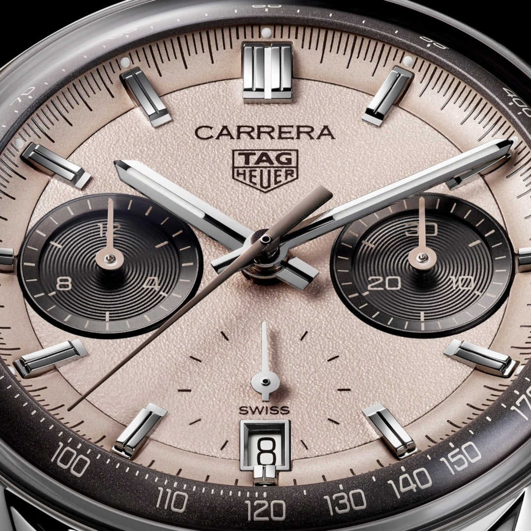 Orologio in acciaio Carrera Chronograph Tag heuer