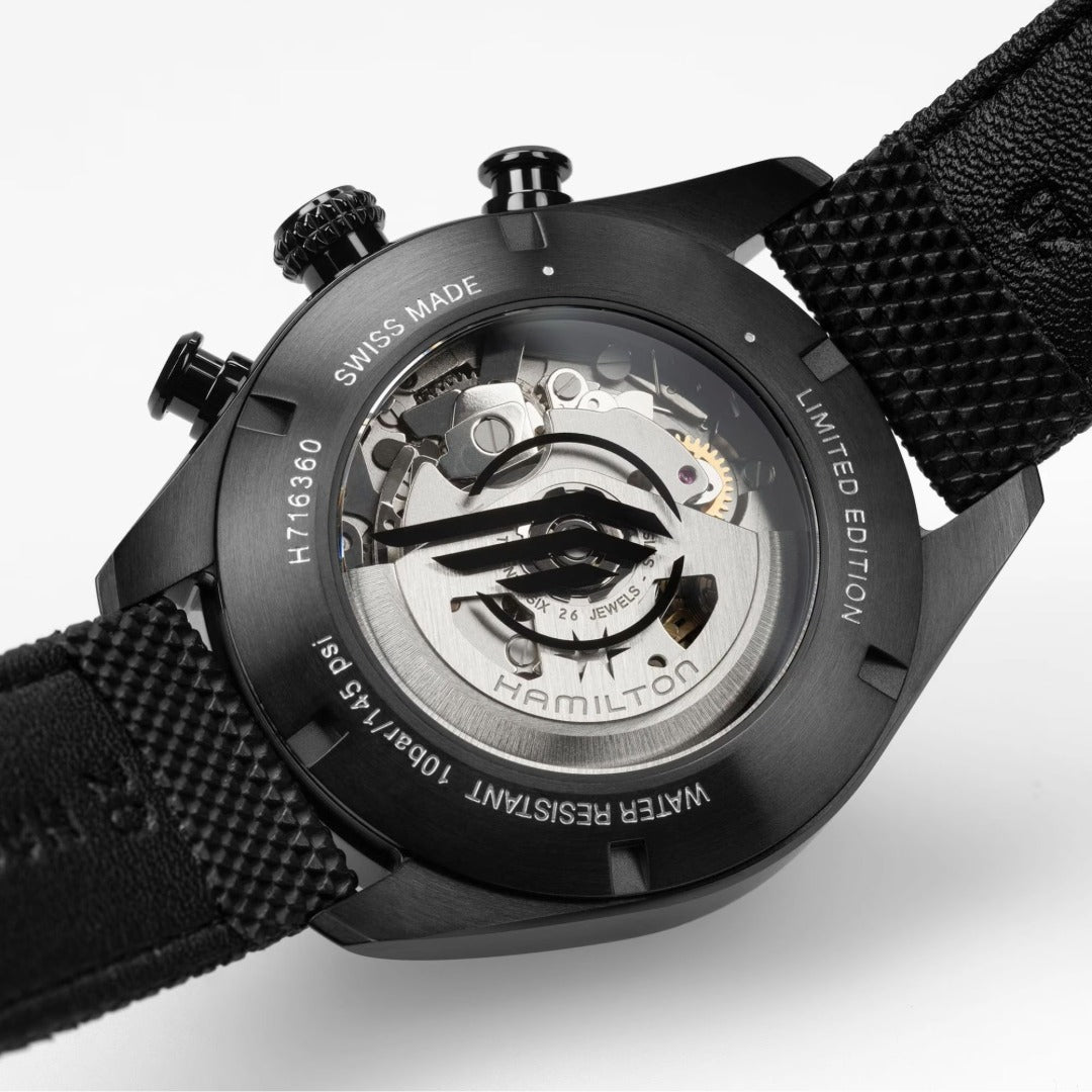 Orologio in acciaio pvd Khaki Field Autochrono Resident Evil - Edizione Limitata Hamilton
