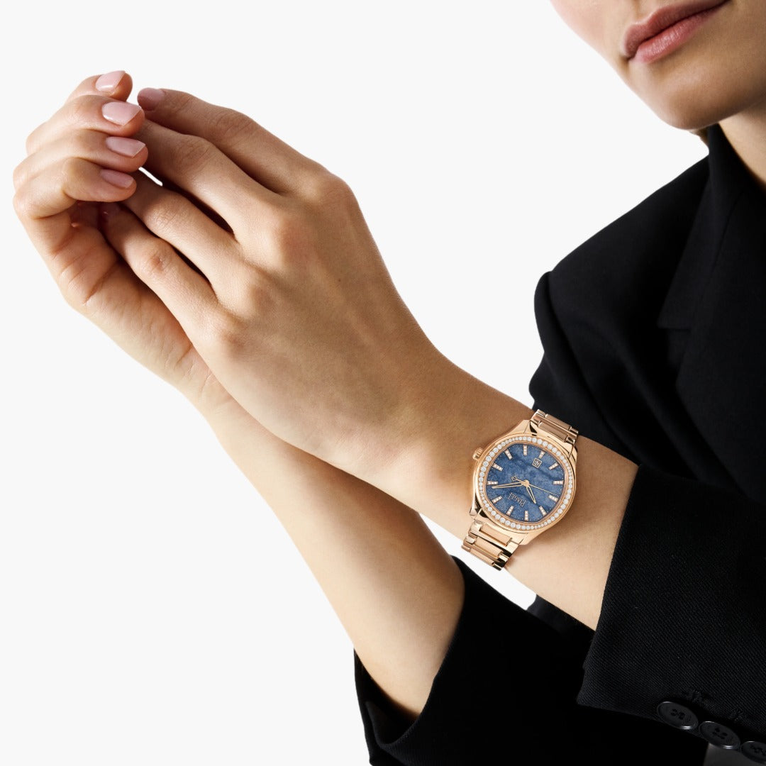 Watch in rose gold Piaget Polo Date Piaget