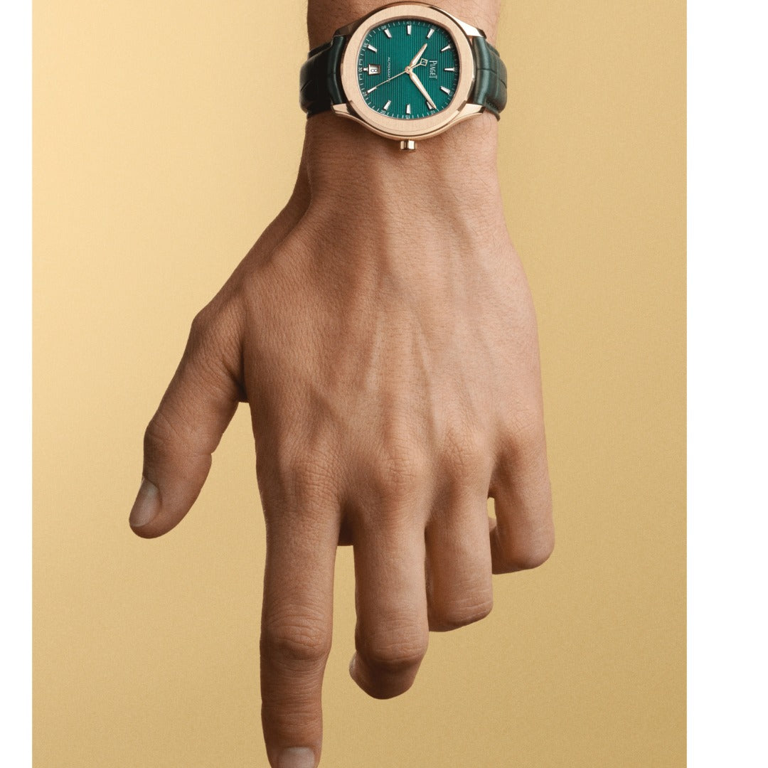 Watch in rose gold Polo Date Piaget