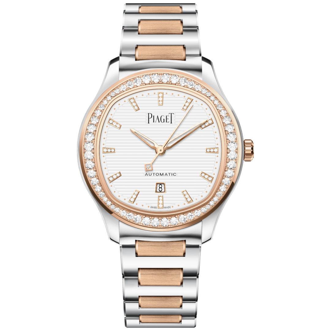 Watch in steel and rose gold Polo Date Piaget