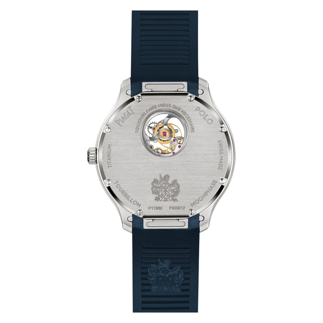 Watch in titanium Piaget Polo Flying Tourbillon Moonphase Piaget