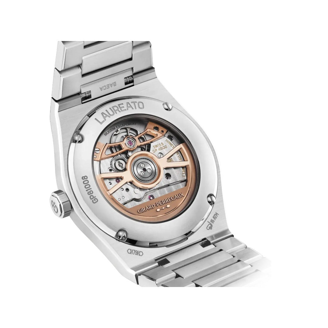 Orologio in acciaio Laureato Fifty - 39 mm Girard perregaux