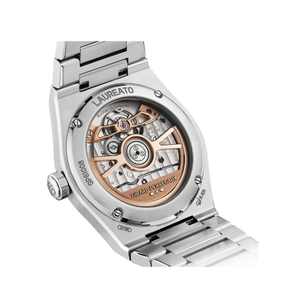 Orologio in acciaio Laureato Fifty - 36 mm Girard perregaux