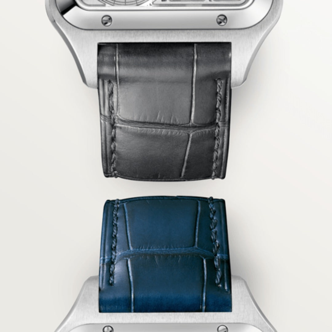 Orologio in acciaio Santos-Dumont Cartier