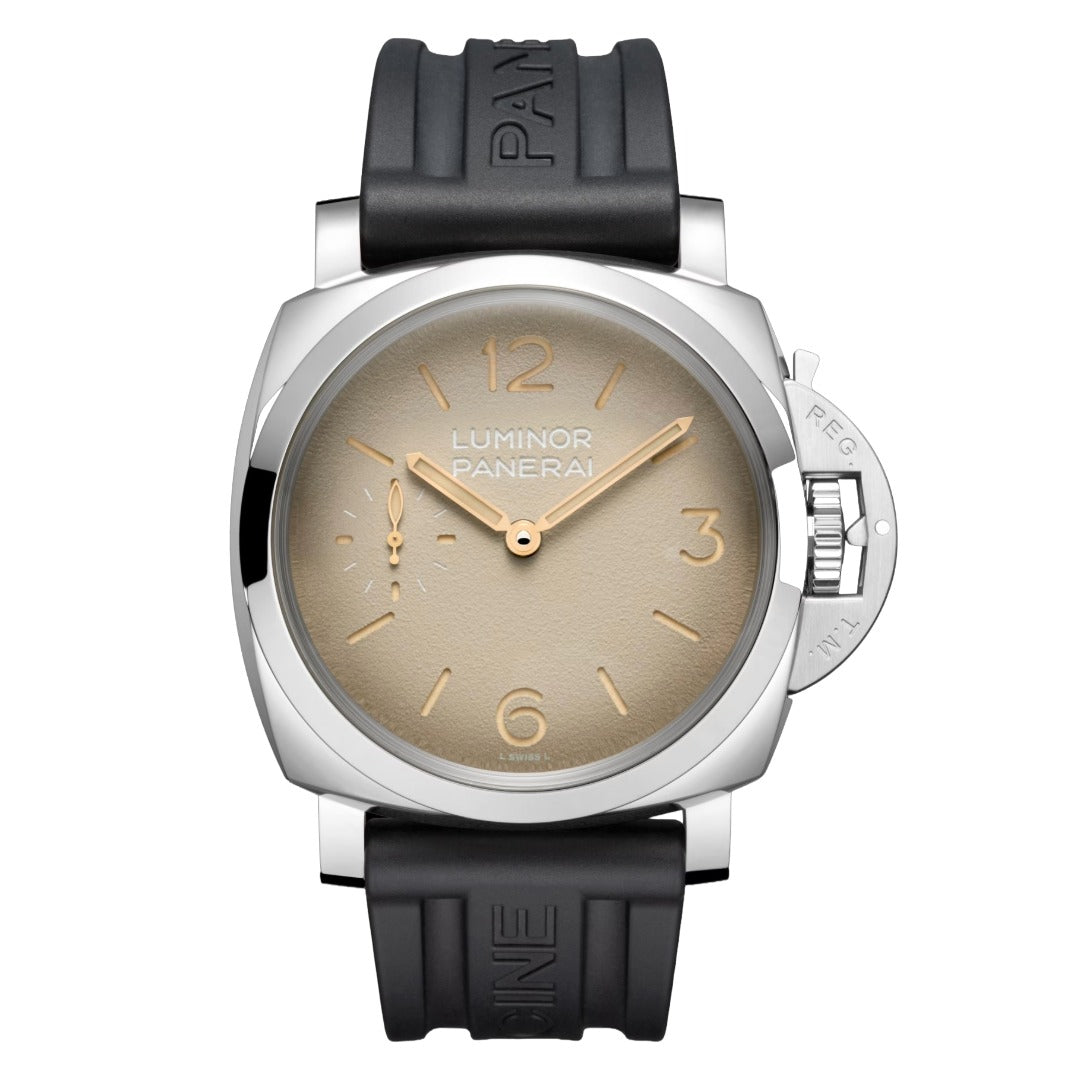 Watch in steel Luminor Panerai