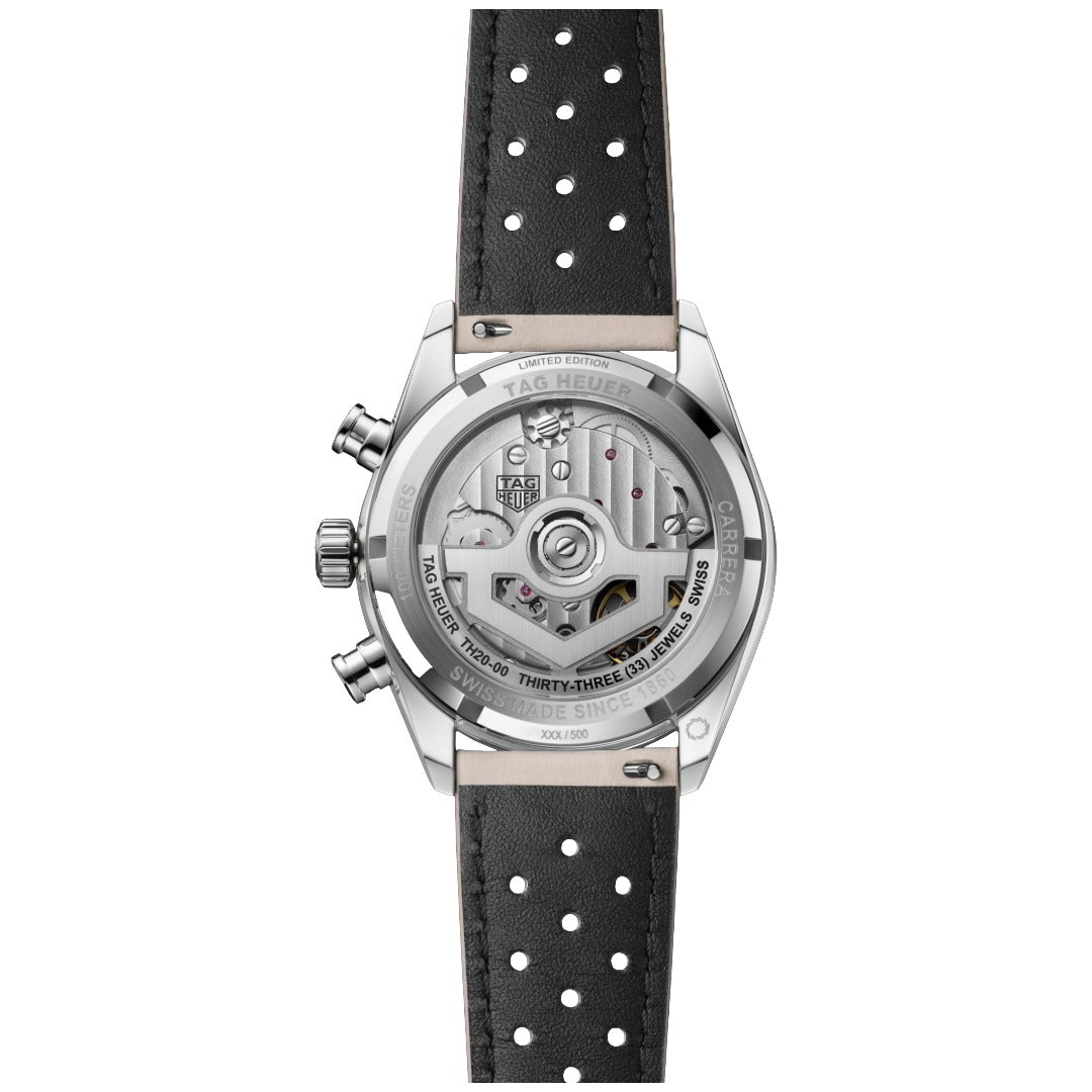 Orologio in acciaio Carrera Chronograph Tag heuer
