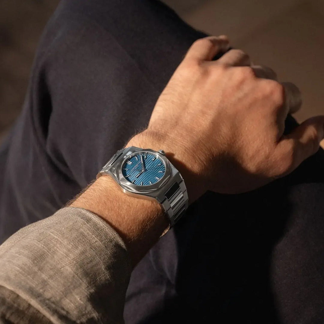Watch in steel Laureato Fifty - 39 mm Girard perregaux