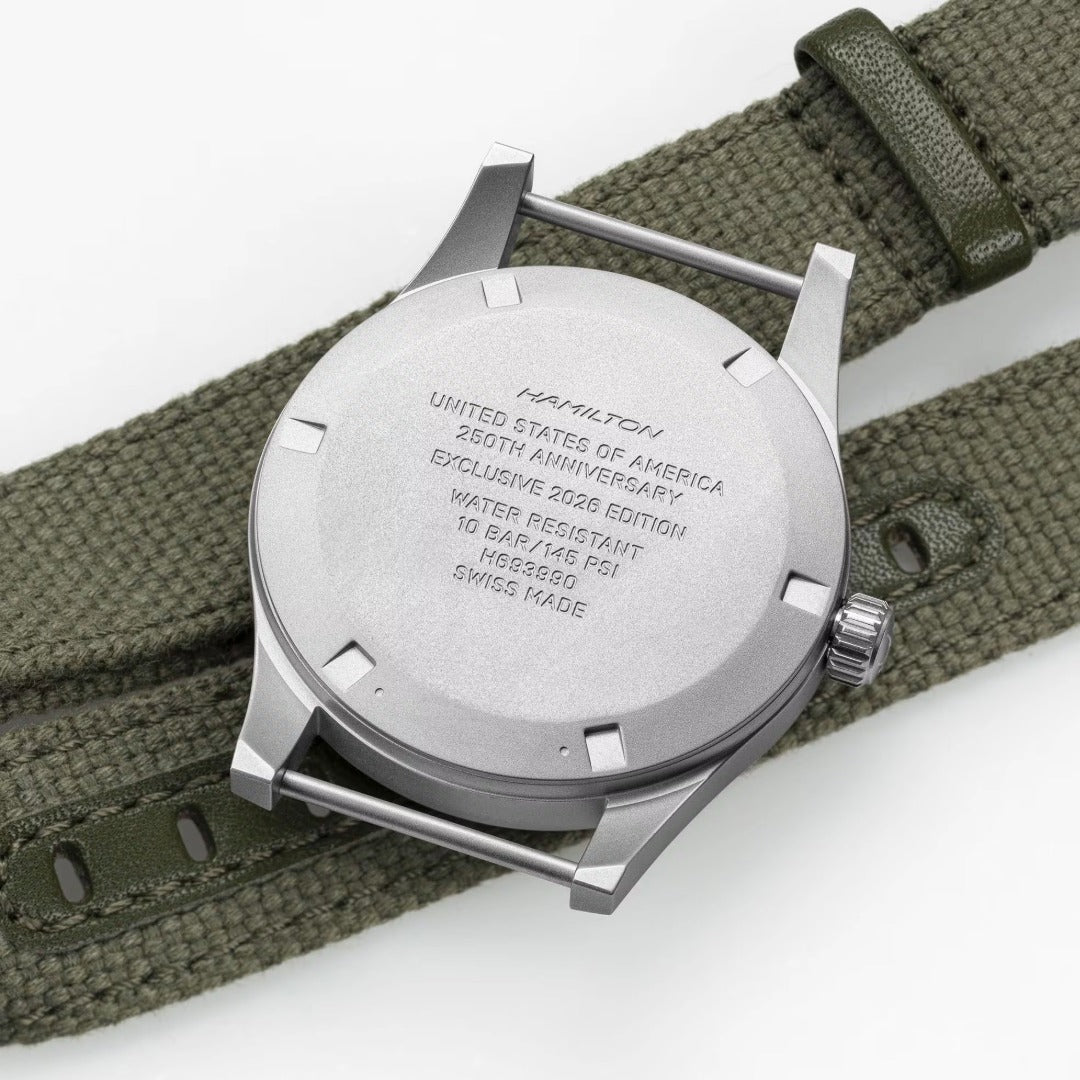 Orologio in acciaio Khaki Field Mechanical 36 mm Hamilton