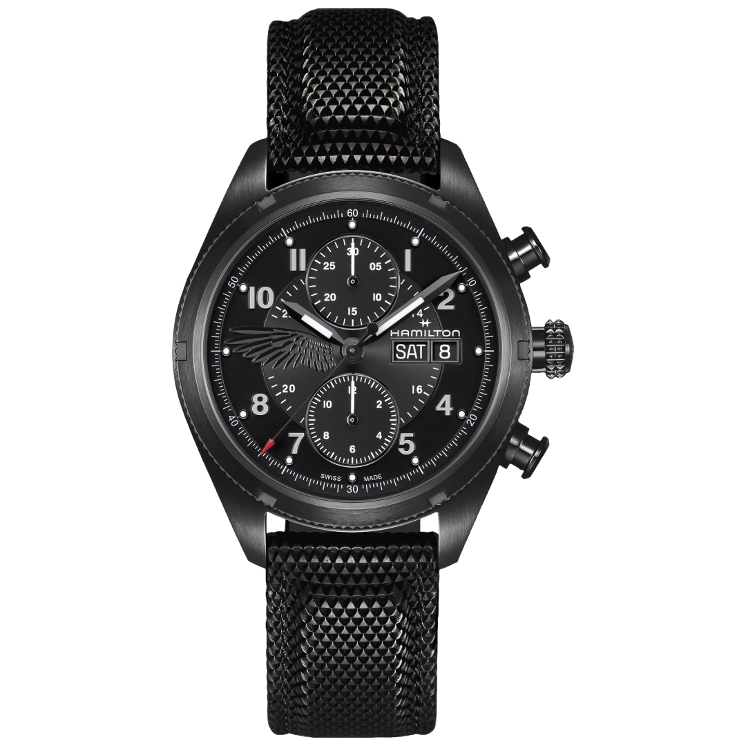 Watch in pvd-coated steel Khaki Field Autochrono Resident Evil - Limited Edition Hamilton
