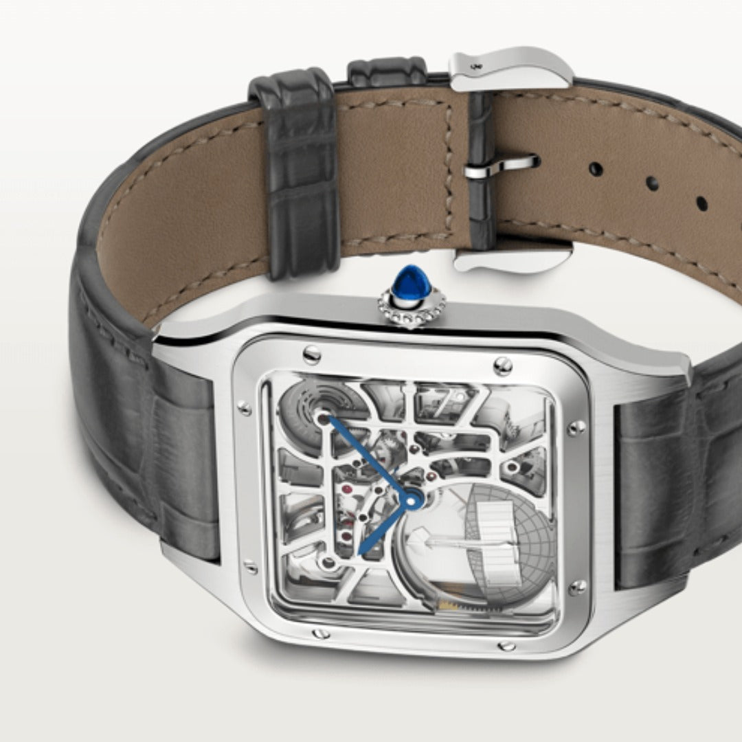 Orologio in acciaio Santos-Dumont Cartier
