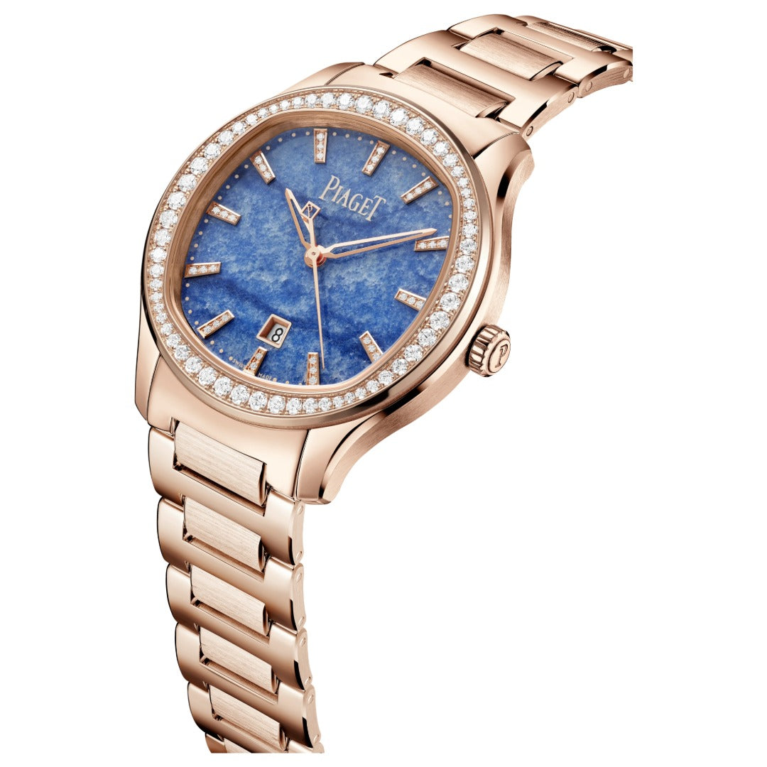 Watch in rose gold Piaget Polo Date Piaget
