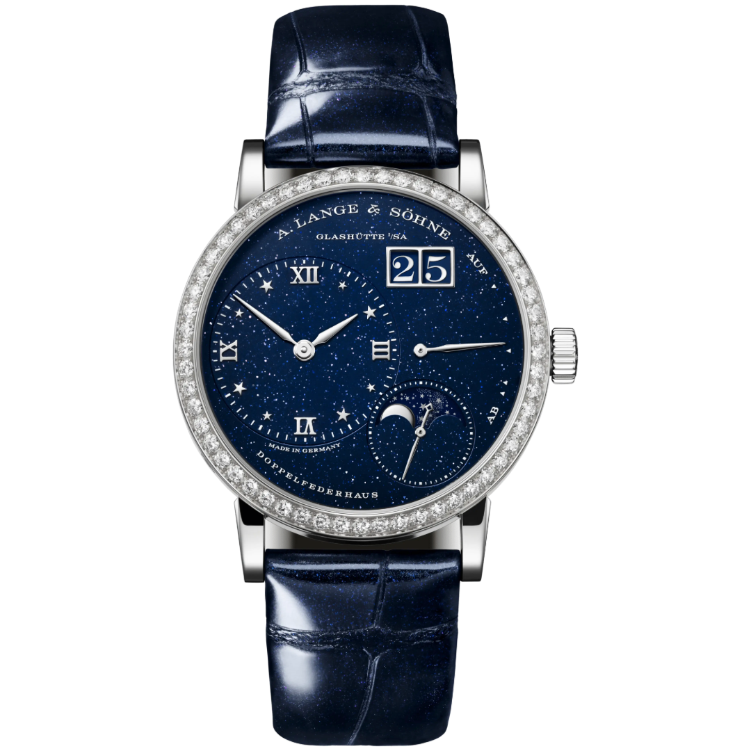 Orologio in oro bianco Little Lange 1 Moon Phase A lange soehne