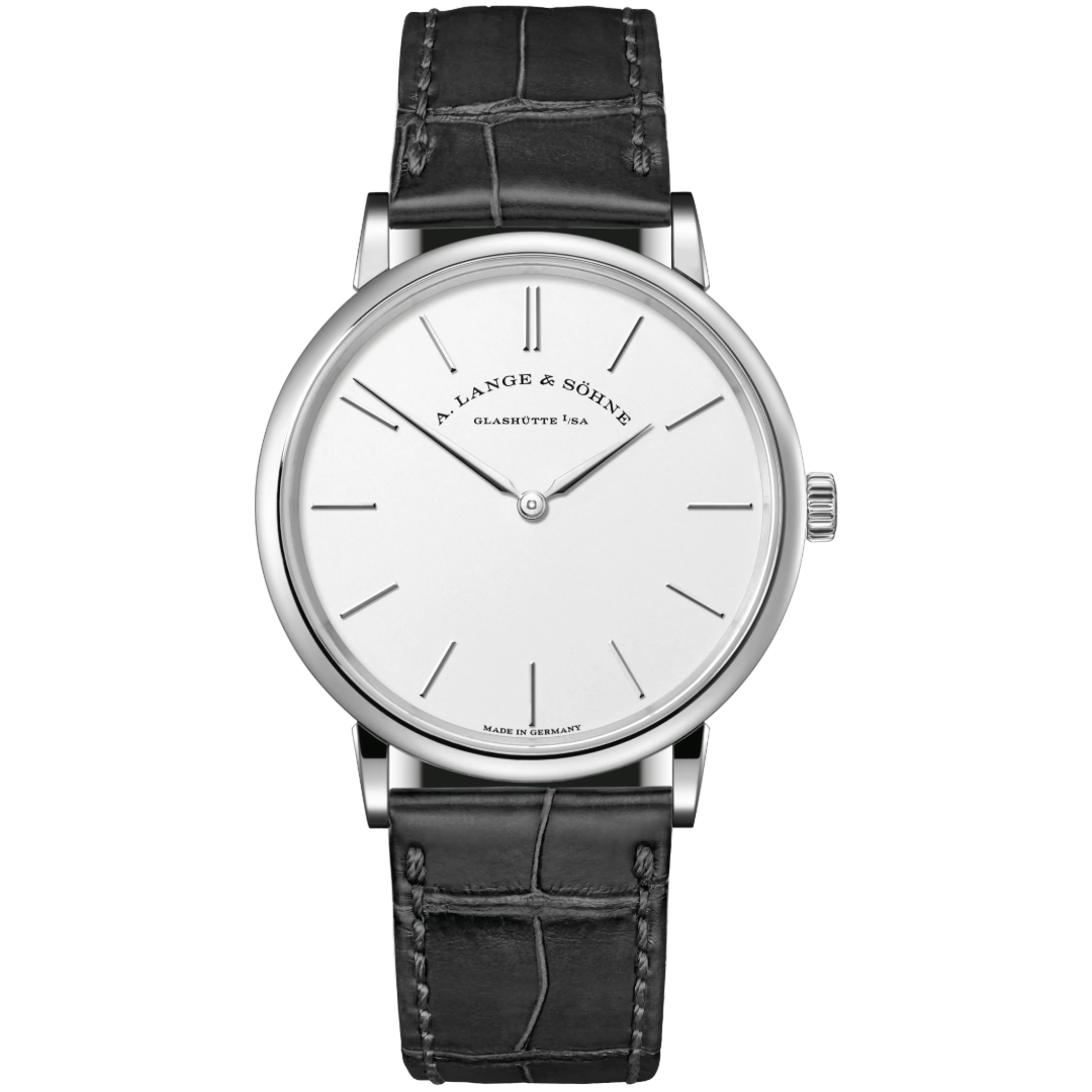 Orologio in oro bianco Saxonia Thin A lange soehne