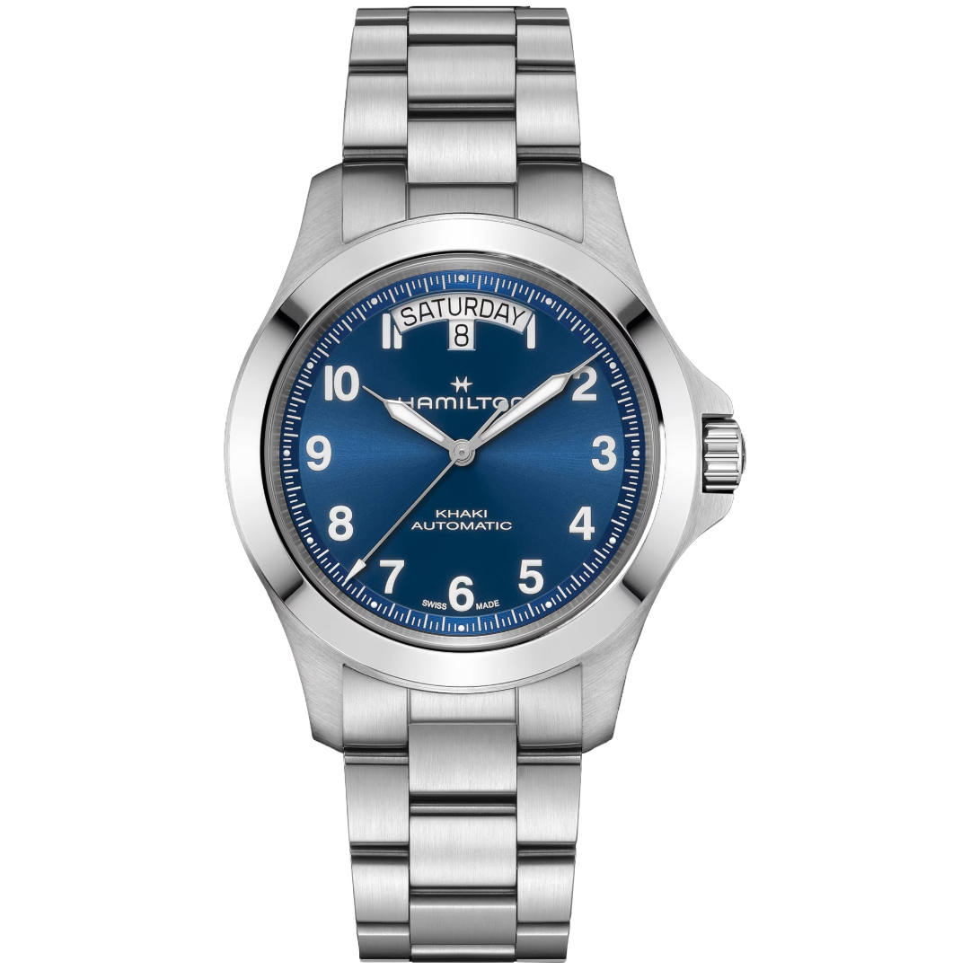 Orologio in acciaio Khaki Field King Day-date Hamilton