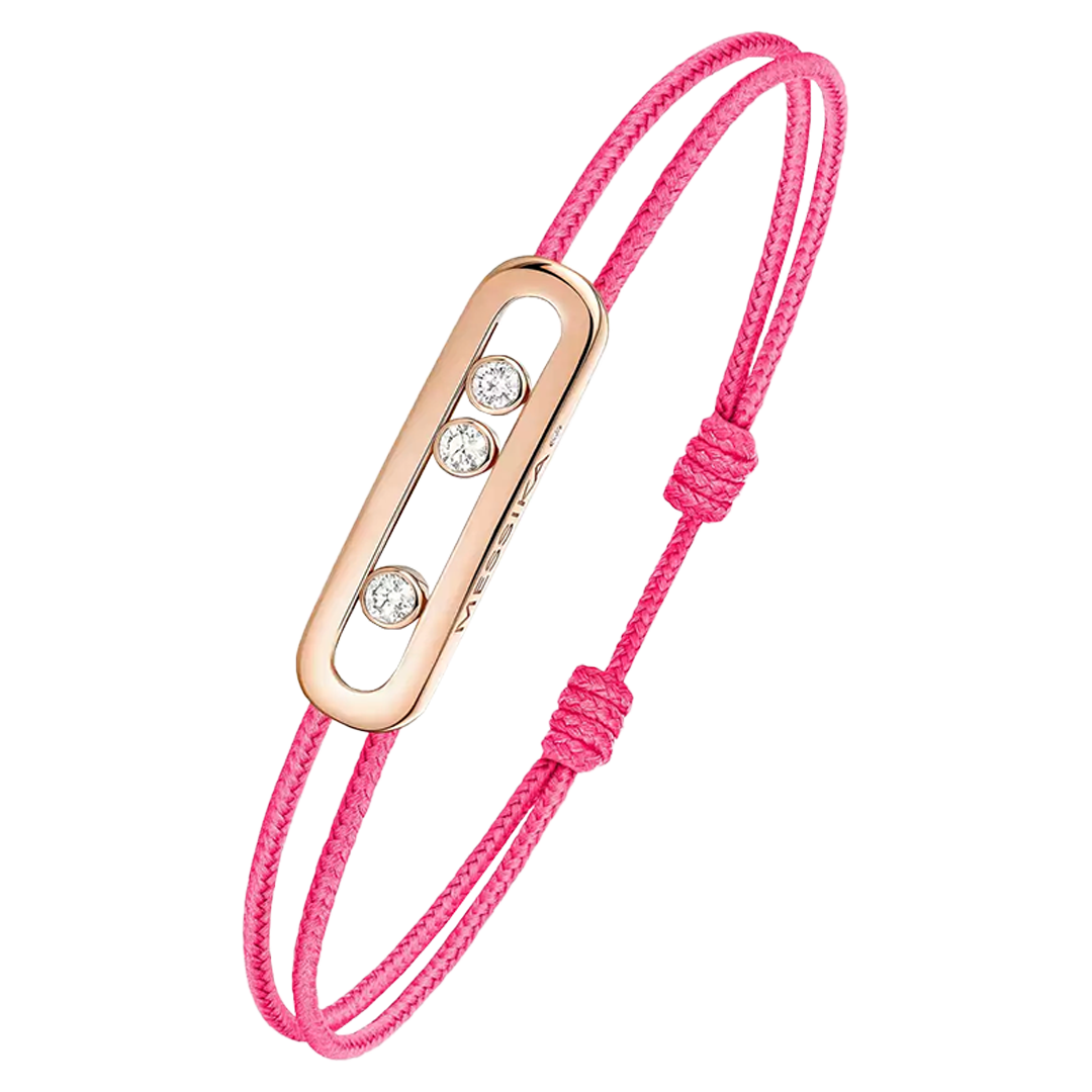 Messika CARE(S) Pink Cord Bracelet