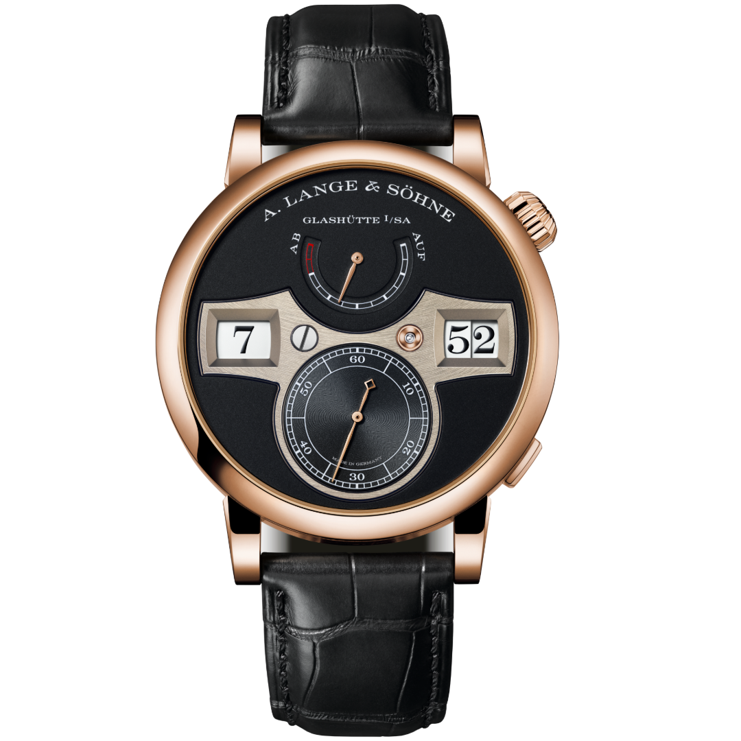 Orologio in oro rosa Zeitwerk A lange sohene