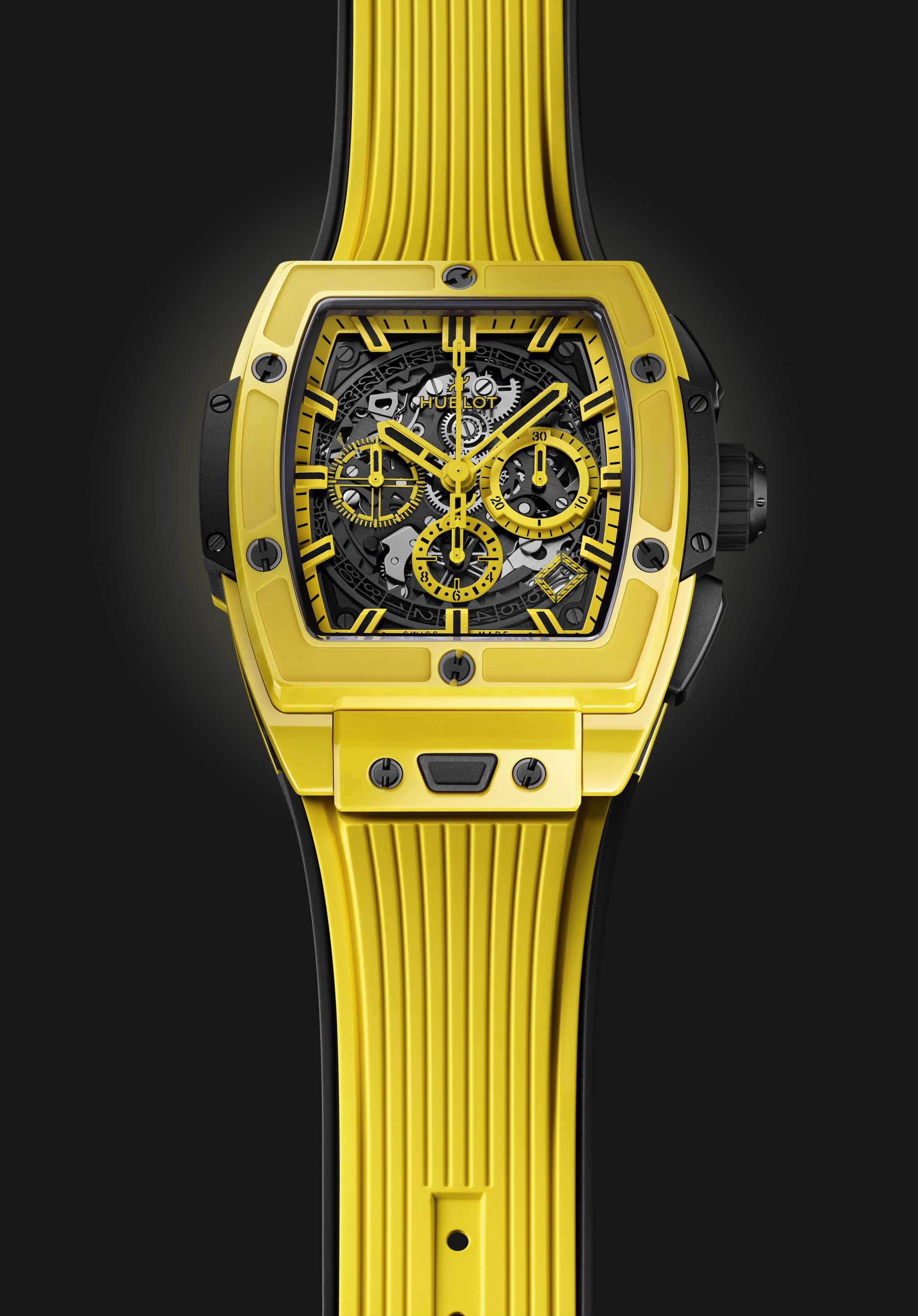 Orologio in carbonio Spirit of Big Bang Yellow Magic Hublot