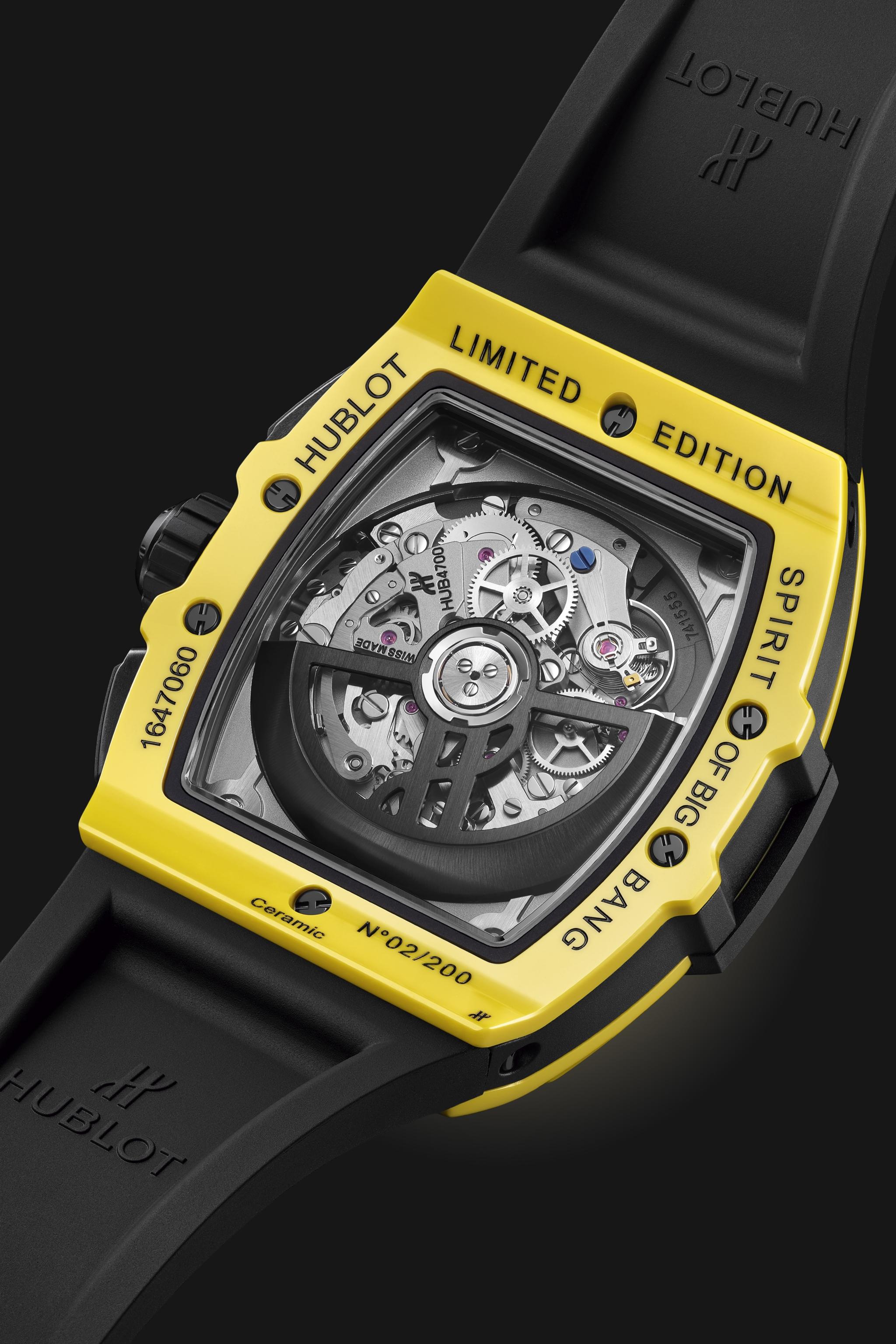 Orologio in carbonio Spirit of Big Bang Yellow Magic Hublot
