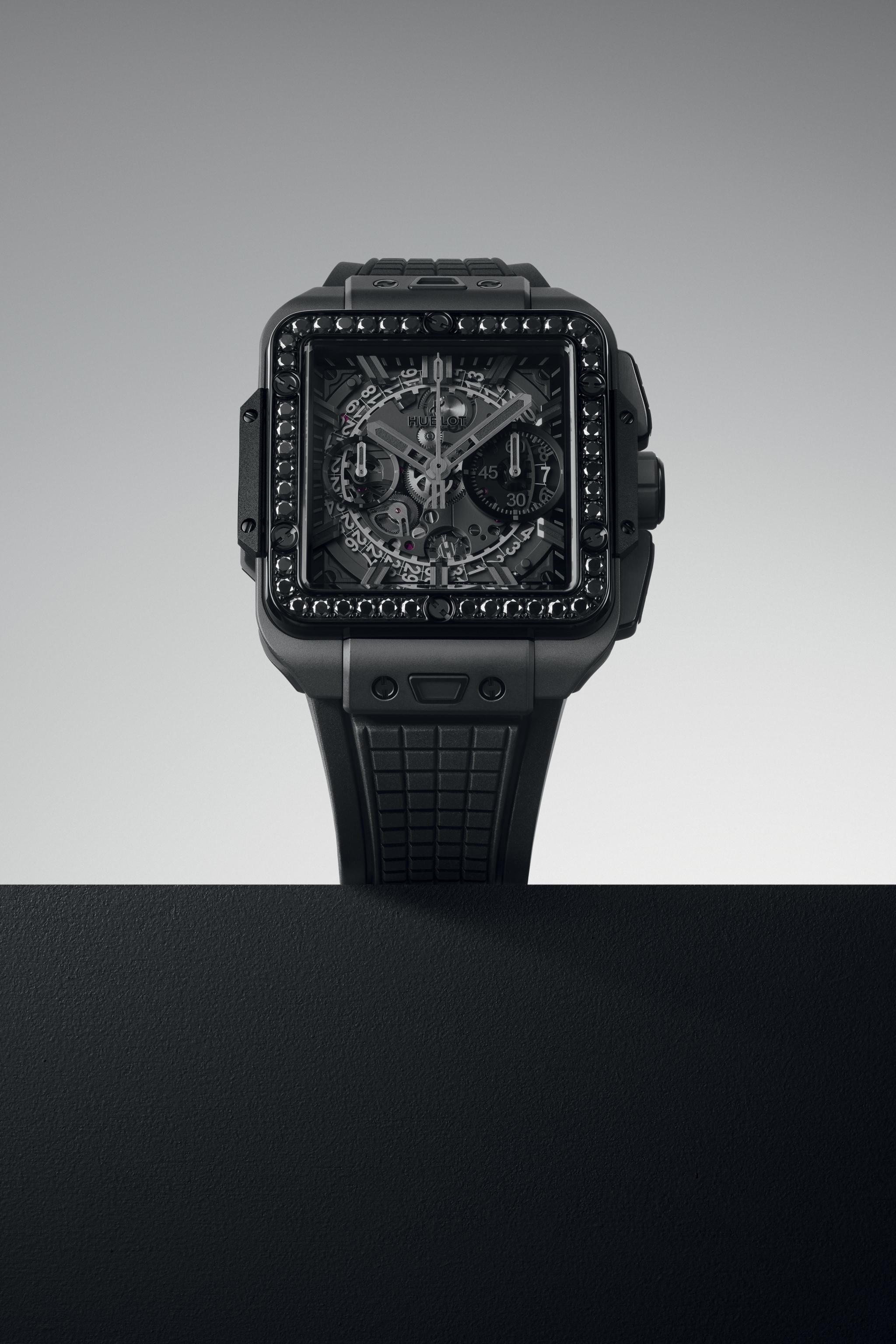 Square Bang Unico All Black Diamonds3