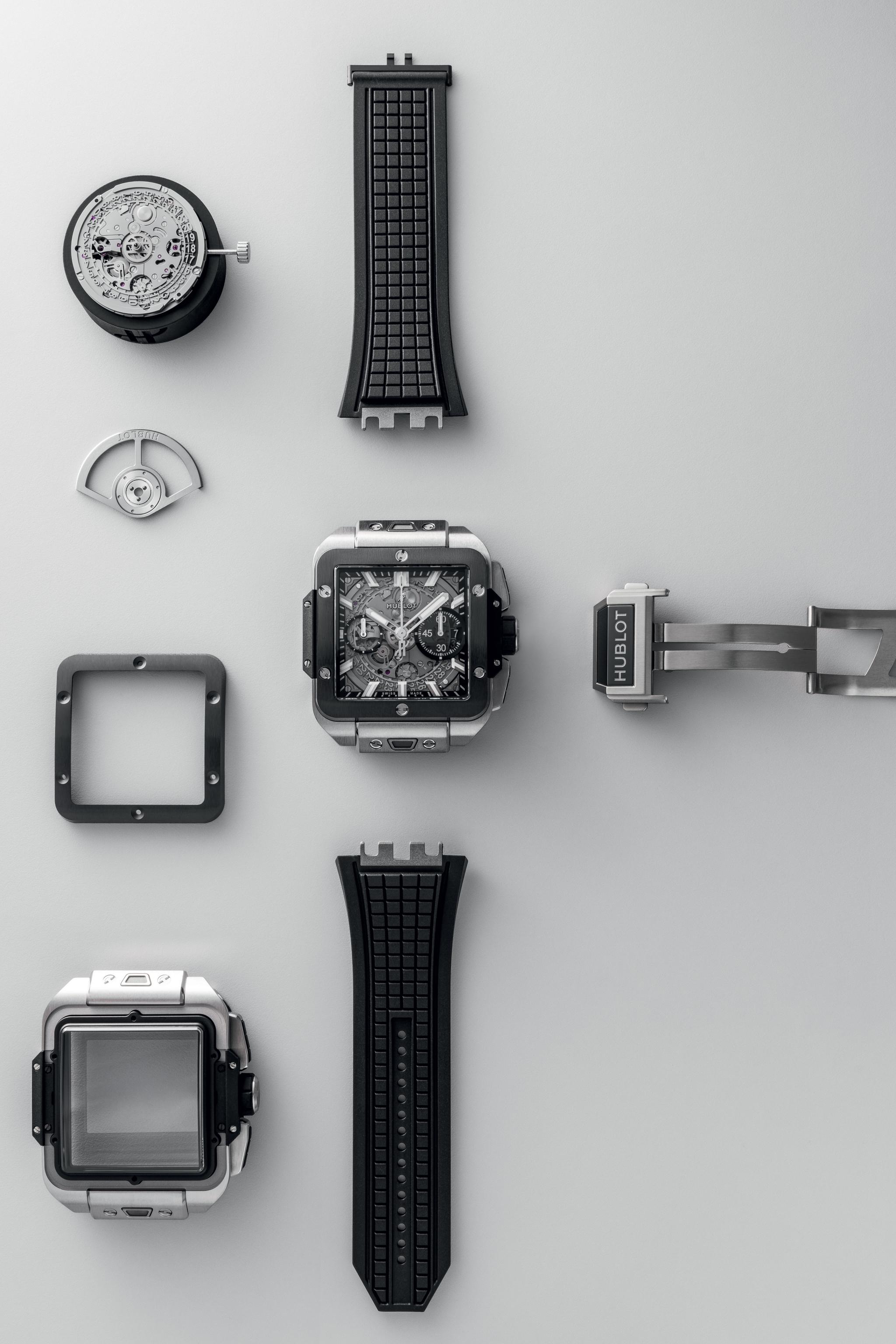 Orologio in titanio Square Bang Unico Titanium Ceramic Hublot