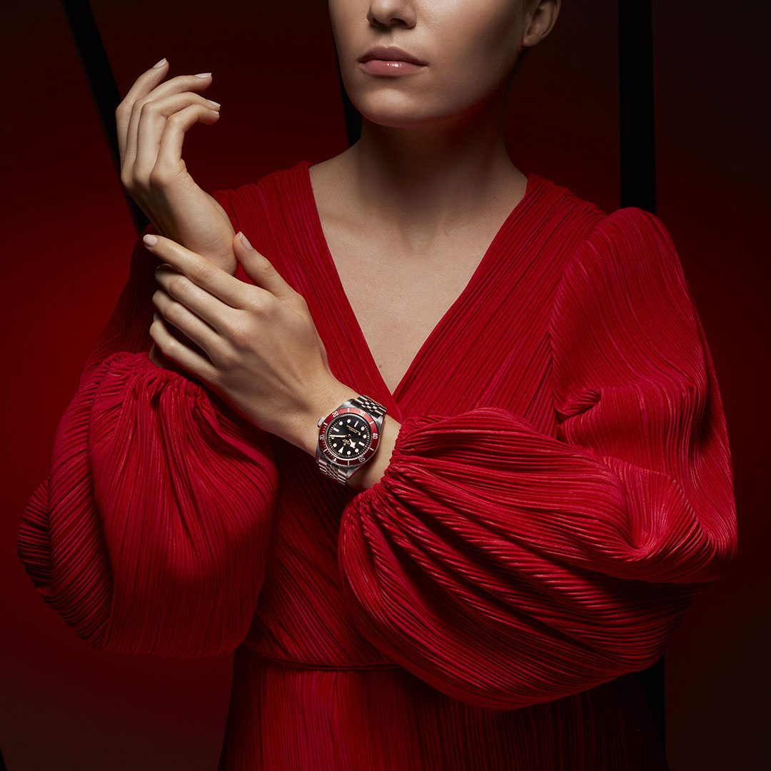 Orologio in acciaio Black Bay, 41 mm Tudor