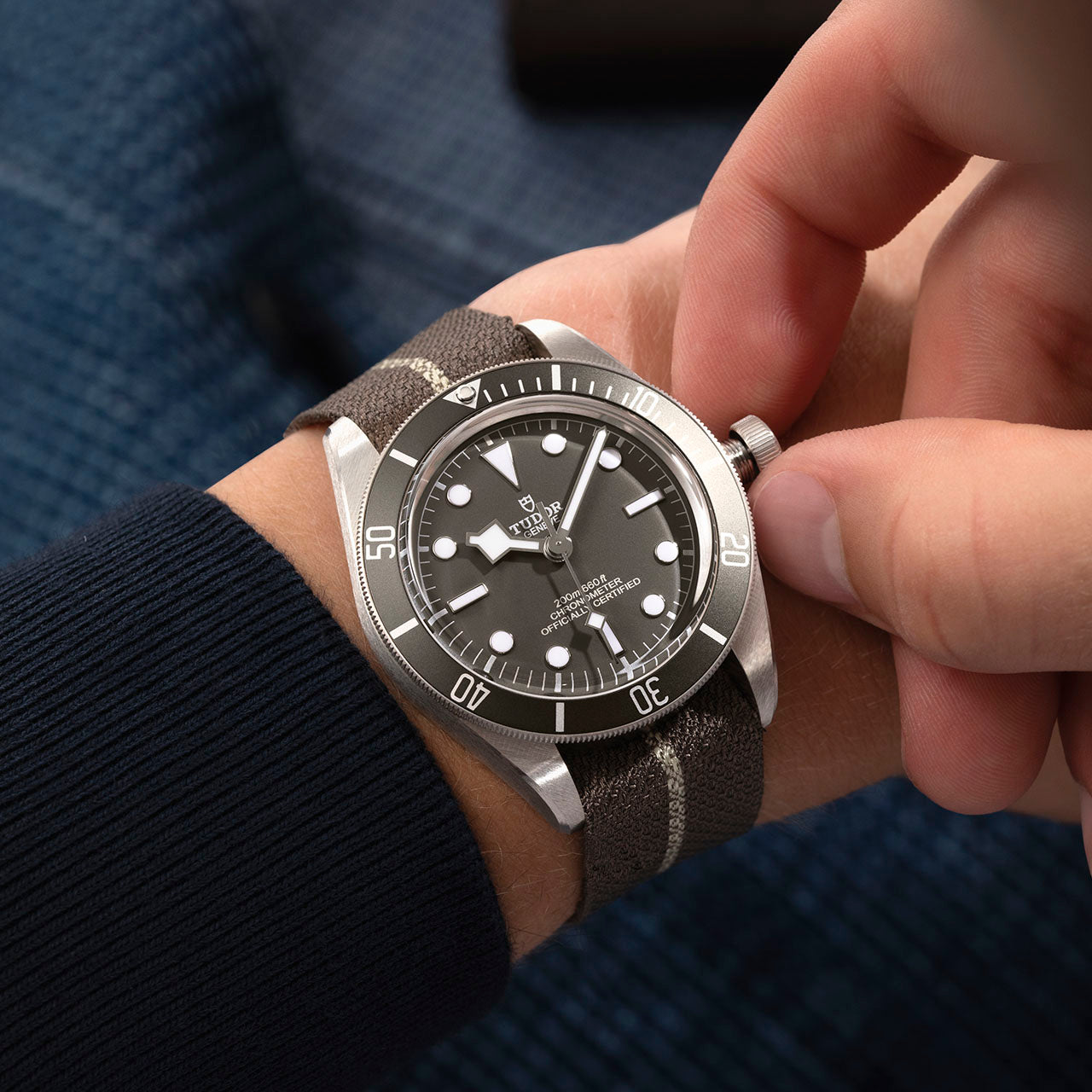 Watch in silver Black Bay 58, 39 mm Tudor